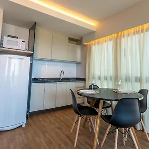  Apartamento Av Boa Viagem. Flat Com Vista Perfeita O Mar. Brasil